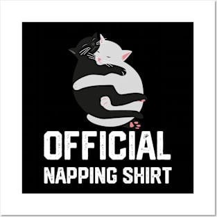 officiall napping shirt Posters and Art